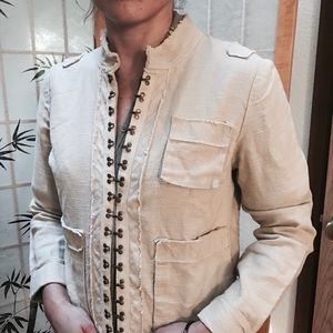 Linen layering coat/shirt